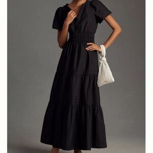 Anthropologie dress. Black somerset Maxi dress.